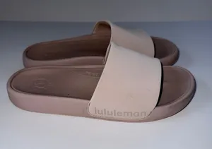 lululemon athletica Blush Pink Slide Sandals thumbnail 1
