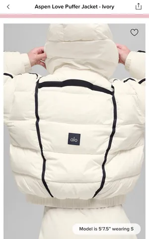Alo Yoga Puffer Jacket Aspen Love thumbnail 3