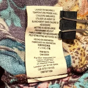 Free People Catch Me If You Can Top Boho Hippie Festival Western Button Up Tie S thumbnail 6