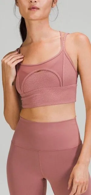 Lululemon Nulu And Mesh Spiced Chai Sports Bra thumbnail 1