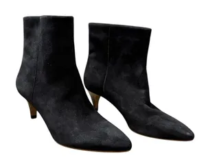 👢 Dolce Vita Dee Suede Kitten Heel Bootie‎ in Black Size 6 👢 thumbnail 1