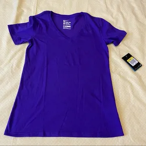Purple Nike DRI-FIT Tee thumbnail 1
