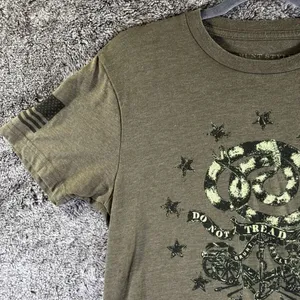 Grunt Style Don't Tread On Me T-Shirt Sz S thumbnail 3