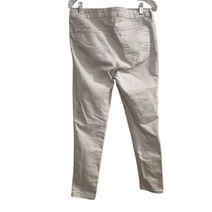 Old‎ Navy Women's White Skinny Jeans Size 12 Mid-Rise Rockstar thumbnail 4