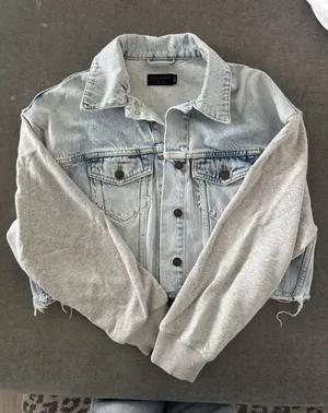 AllSaints cropped jacket thumbnail 1
