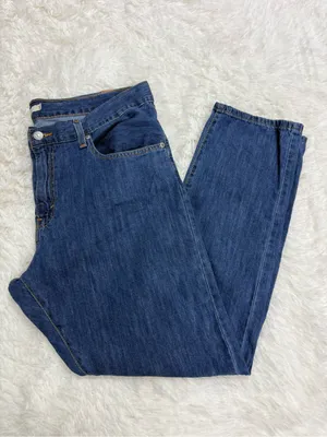Levi’s Middy Straight Jeans Women’s Size 33 Dark Wash 100% Cotton thumbnail 7