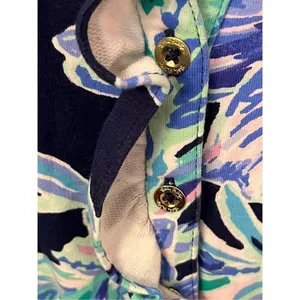 Lilly Pulitzer NWOT Sherryn Shift Dress Navy Ready Set Gecko Small thumbnail 5