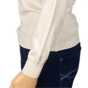 GIVENCHY Sport Vintage 70s Ivory GG Logo Turtleneck Sweater Zipper FLAW Small? thumbnail 9