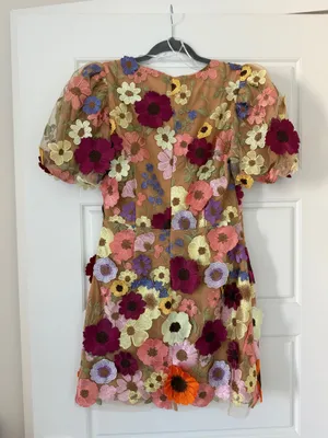 Rosalind Elliatt 3D Floral Mini Dress thumbnail 5