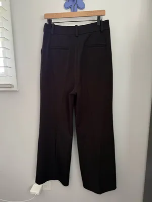 Favorite Daughter 10 The‎ Petite Favorite Pants Black Business Career Wide Leg thumbnail 5