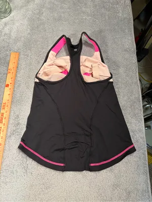 Lululemon Pink Colorblock Racerback Athletic Tank Top 8 thumbnail 5