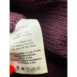 Aritzia wilfred palmier wool sweater top L thumbnail 4
