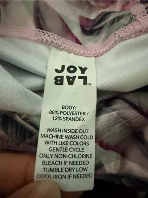 JoyLab Pink Leaf-Pattern Leggings thumbnail 6
