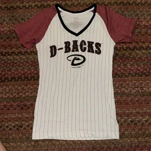 ARIZONA DIAMONDBACKS BASEBALL PIN STRIPE TEE thumbnail 1