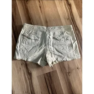 American Eagle shortie cream size 10 minimalist cutoff shorts thumbnail 2