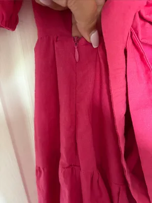 Hello Molly Best Weekend Tie Back Puff Sleeve Dress Pink Size 6 thumbnail 10
