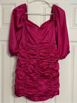 Runaway The Label RNWY Jones Ruched Satin Mini Dress thumbnail 3