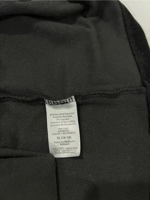 Aria Collection Velour Long Sleeve Nightgown Pajama Dress Lounge Size XL Black thumbnail 9