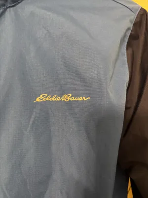Eddie Bauer Jacket with full zip and hood reversable with one side fleece Kids Sz.L 14/16 thumbnail 3