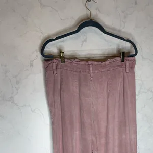 American Eagle pink paperbag waist relaxed fit pants thumbnail 5
