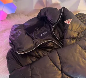 Guess black puffer jacket XL thumbnail 1