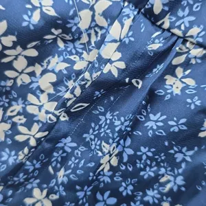 TULAROSA NWT Tanya Satin Blue Floral Cut-Out Ruffle Dress with Tie‎ front Medium thumbnail 10