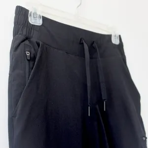 All in Motion Black Utility Drawstring Adjustable Joggers Pockets Small thumbnail 3