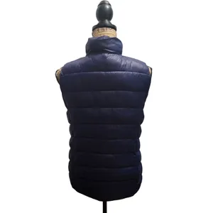 LOFT Women's Navy Blue Puffer Vest‎ Sleeveless Quilted Lightweight Coat thumbnail 2