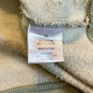 Hippie Rose Camouflage Zip Sweatshirt XL thumbnail 9