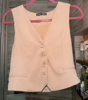 SheIn Tan Crop Top thumbnail 1