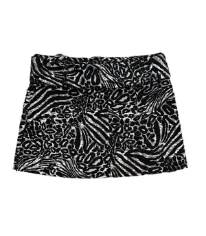 Maeve NWT Anthropologie Belted Micro Mini Skirt Sz S Animal Print Jacquard Low Rise thumbnail 5