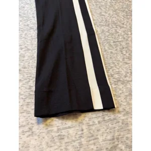 Belyn KeyStriped Pants‎ Women's Size Medium Simone crop NWT Black Size L thumbnail 2