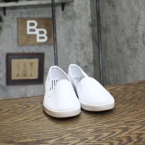 Comfortview Womens The Dottie Slip On Low Top Sneakers White 7.5M thumbnail 3