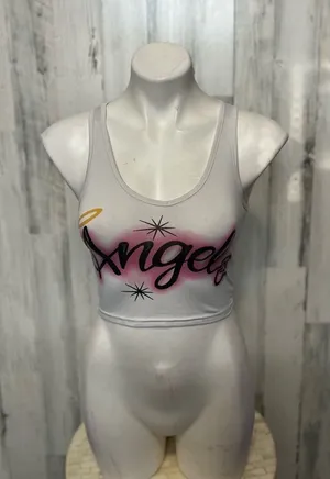 White crop top Size XS thumbnail 1