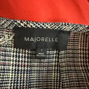 Revolve Mila Dress in Grey Plaid MAJORELLE thumbnail 4