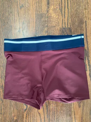Dolce & Gabbana NWT DSG Athletic small Shorts Burgundy thumbnail 4