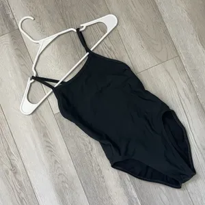 Jolyn Chevy Swimsuit one piece racerback womens Black (size 00) sporty beach thumbnail 1
