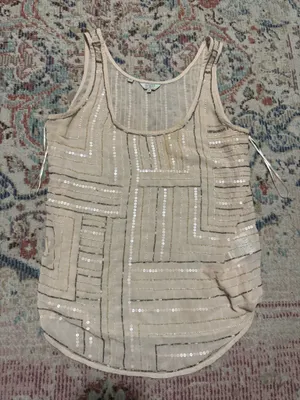 vintage guess sequin tank top thumbnail 1