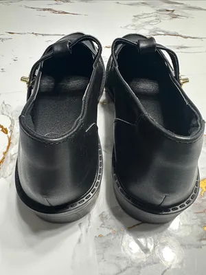 Chic Black Mary Jane Loafers Gold Accent ,Cute Style. thumbnail 8