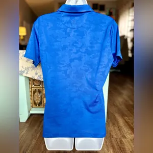 Cutter & Buck CB Dry Tec Women’s Royal Blue Golf Polo - Medium thumbnail 3