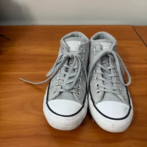 Converse‎ Chuck Taylor All Star Madison Mid Sneakers Grey 562492C Size W6 thumbnail 6