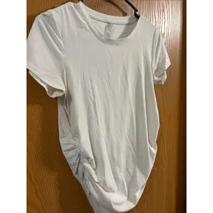 Beyond the Bump Women's White Featherweight One & Only Maternity Tee XS thumbnail 2