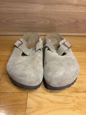 Birkenstock Boston Suede Soft Footbed Sandals - Size 39 thumbnail 3