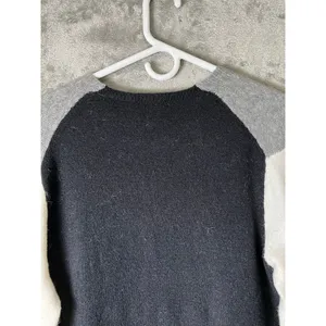 Madewell Kent Cardigan Coziest Yarn Colorblock Merino Alpaca Wool Sweater XS NEW thumbnail 4