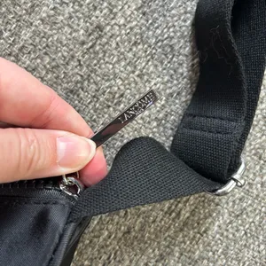 Lancôme Crescent Shoulder Bag in Black Silver thumbnail 8