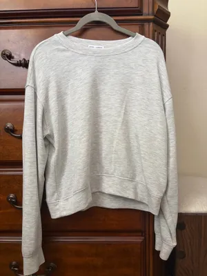 TJ Maxx grey athletic sweatshirt thumbnail 1