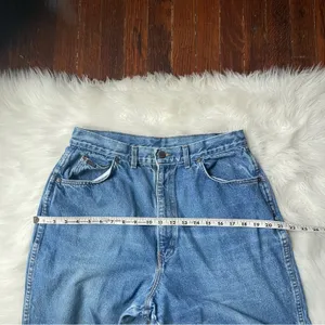 Vintage Chic Jeans Straight Leg High Rise Mom 100% cotton thumbnail 9