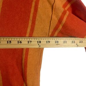 GAP Women's Size Small Oversized‎ Orange Beach Coastal Cotton Sweater thumbnail 7