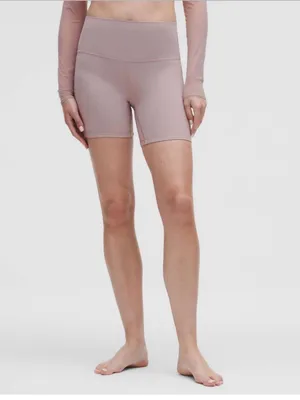 Lululemon Align High-Rise Short 6" Mauve Grey Size 14 NWOT thumbnail 2