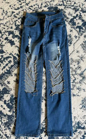 Rhinestone Jeans Blue thumbnail 1